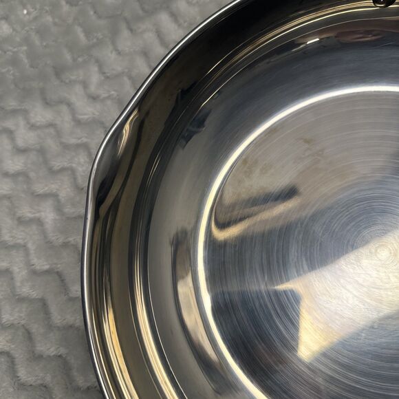 David Burke Restaurateur 10 In Pro Heavy Stainless Steel Skillet Frying Pan New - Picture 3 of 7